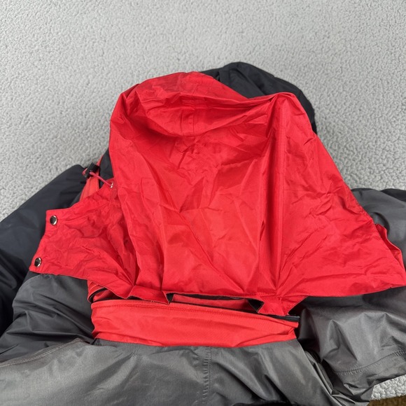 Vtg 80s Olympian CB Sports Gore Tex Jacket Coat Men Large Black Grey Red Lined - Picture 14 of 16